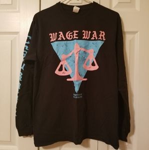 Weathered Wage War Warped Tour long sleeve T-Shirt
